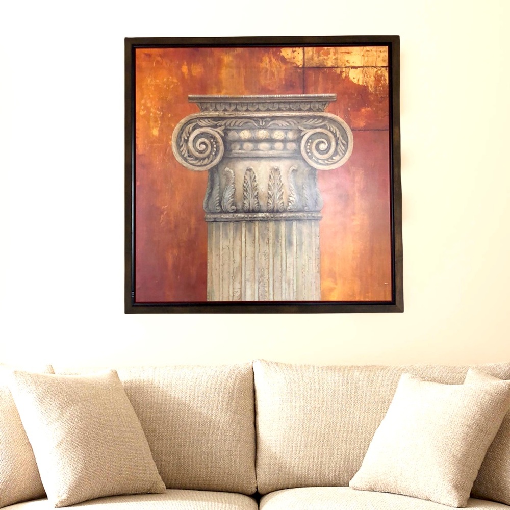 Greek Ionic Column Painting